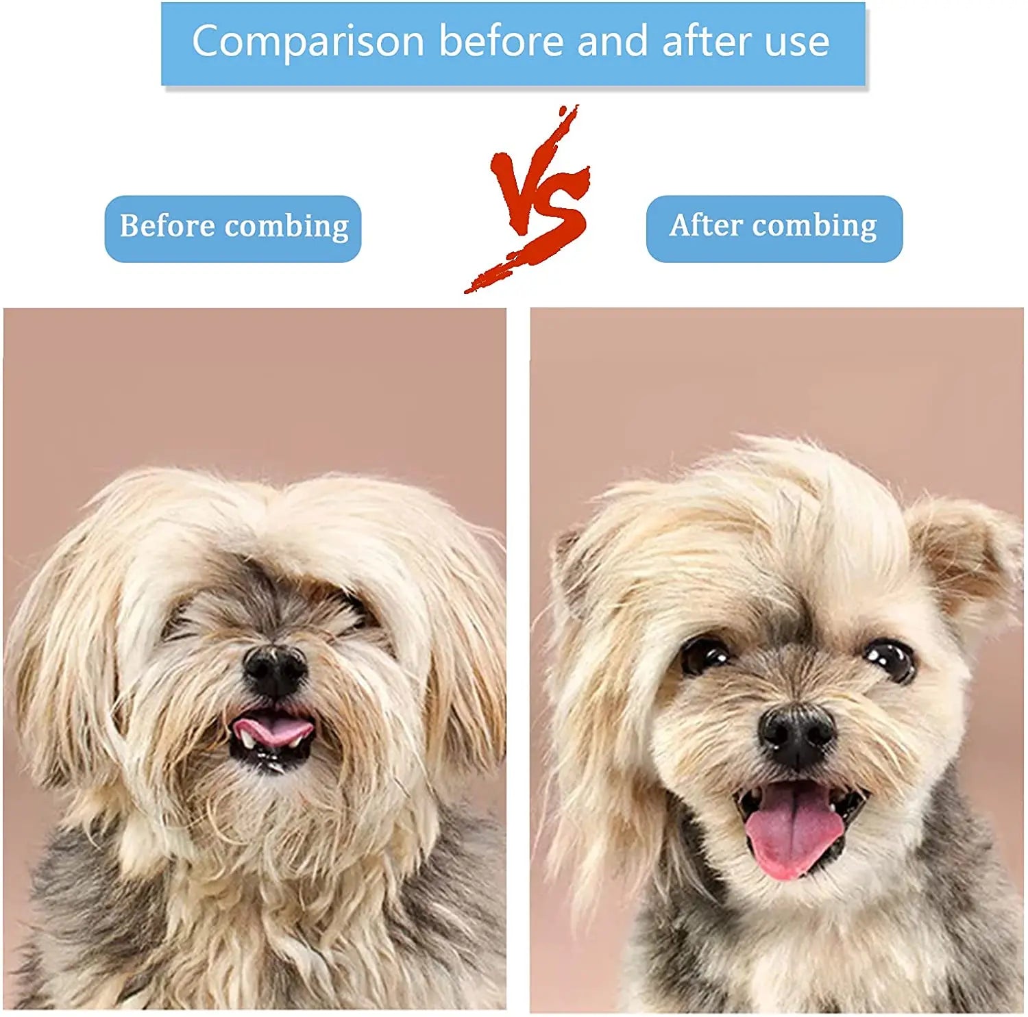 Dog Hair Remover Brush Cat Dog Hair Grooming And Care Comb For Long Hair Dog Pet Removes Hairs Cleaning Bath Brush Dog Supplies Brinira