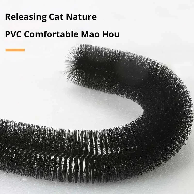 Cat Toy Arch Self Groome Pamper Feline with A Massage Grooming Rubbing Brush with Scratching Pad Toy for Cats Interactive Toys Brinira