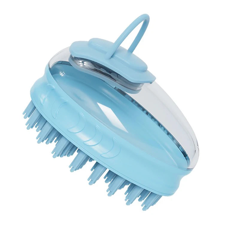 Pet Dog Cat Bath Brush 2-in-1 Pet SPA Massage Comb Soft Silicone Pet Shower Hair Grooming Cmob Dog Cleaning Tool Pet Supplies Brinira