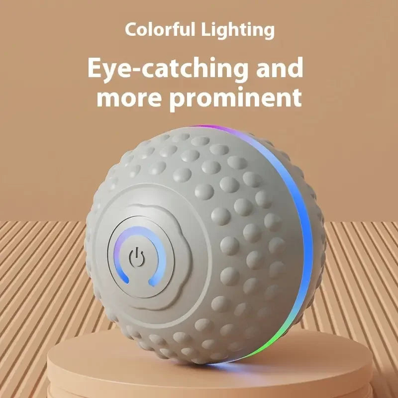 Smart Dog Toy Ball Automatic Interactive Pet Electronic Rolling USB Rechargeable Moving Bouncing for Puppy to Large dog Chew Toy Brinira