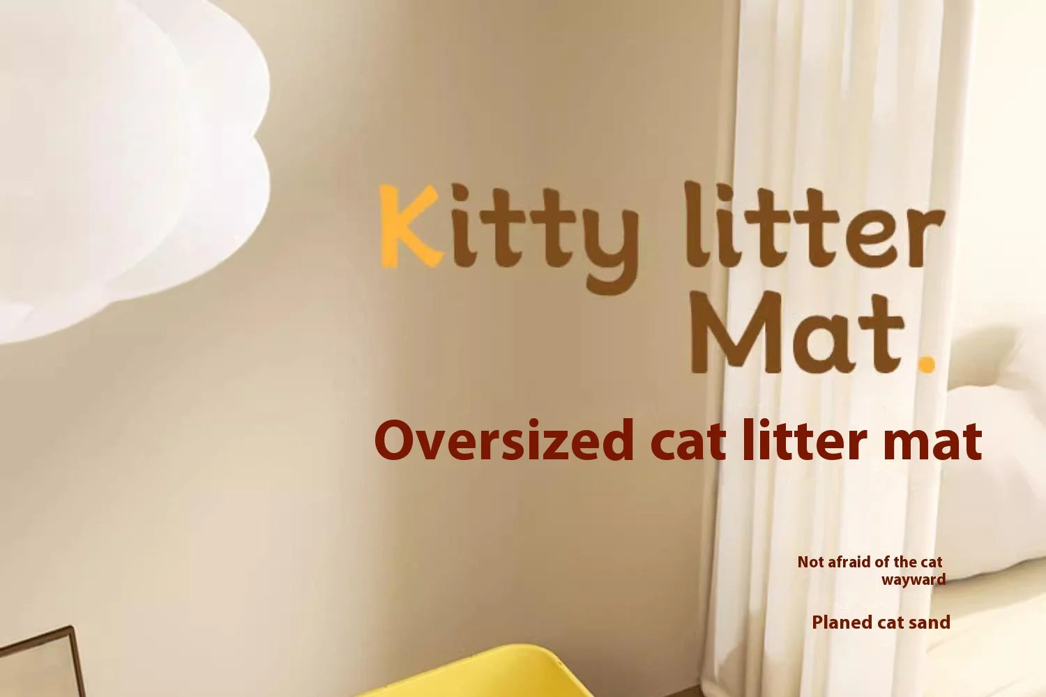 Extra Large Cat Litter Mat Heavy Duty Waterproof 2 Layer Non Slip Washable Pet Floor Protector Litter Box Sand Stopper Brinira