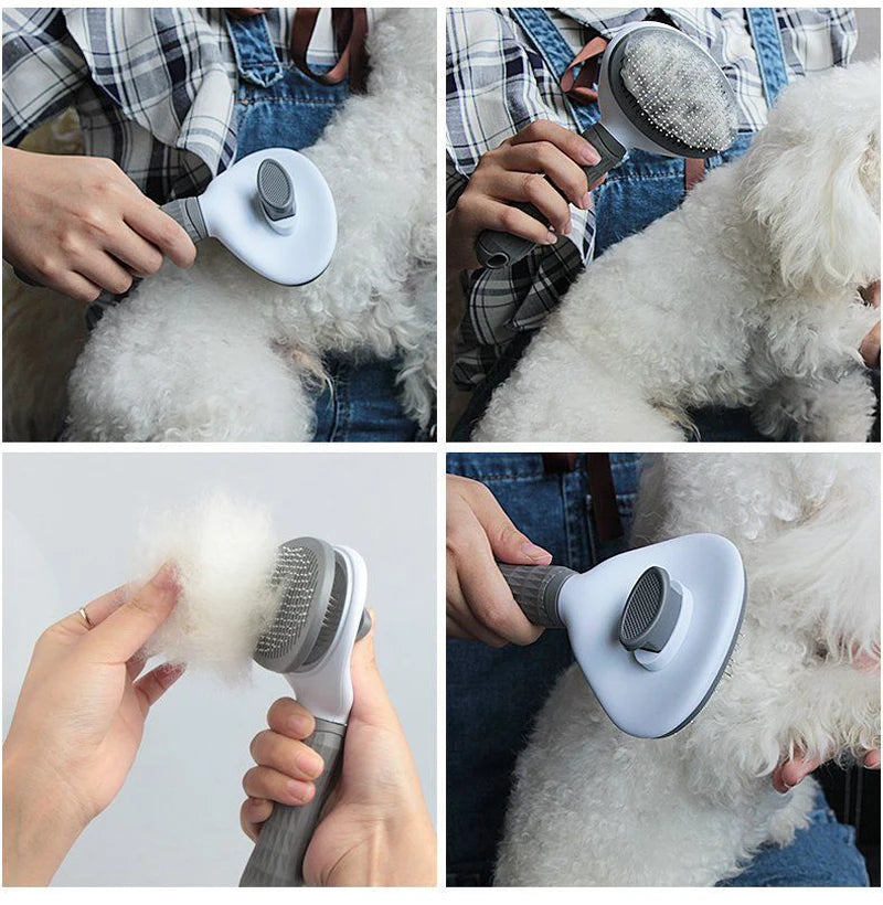 Dog Hair Remover Brush Cat Dog Hair Grooming And Care Comb For Long Hair Dog Pet Removes Hairs Cleaning Bath Brush Dog Supplies Brinira