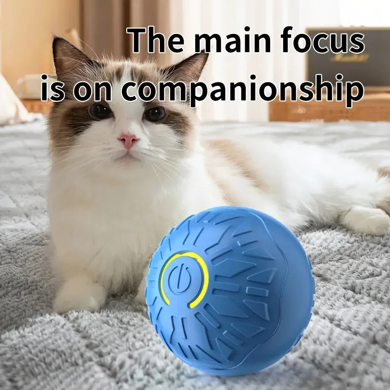 Smart Dog Toy Ball Automatic Interactive Pet Electronic Rolling USB Rechargeable Moving Bouncing for Puppy to Large dog Chew Toy Brinira