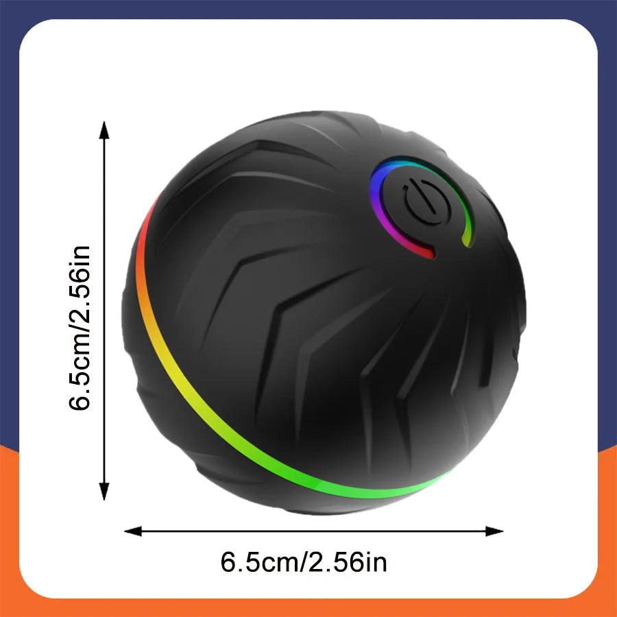 Smart Dog Toy Ball Automatic Interactive Pet Electronic Rolling USB Rechargeable Moving Bouncing for Puppy to Large dog Chew Toy Brinira