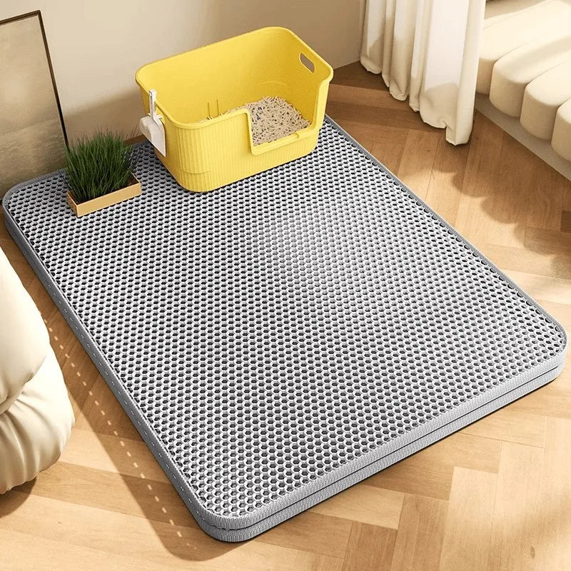 Extra Large Cat Litter Mat – Heavy Duty Waterproof Non-Slip Floor Protector