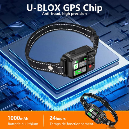 GPS Wireless Dog Fencing System - Electric dog fencing with GPS Electric Satellite Technology, Pet Fencing System Range 15~2000m Brinira