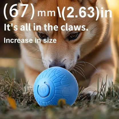 Smart Dog Toy Ball Automatic Interactive Pet Electronic Rolling USB Rechargeable Moving Bouncing for Puppy to Large dog Chew Toy Brinira