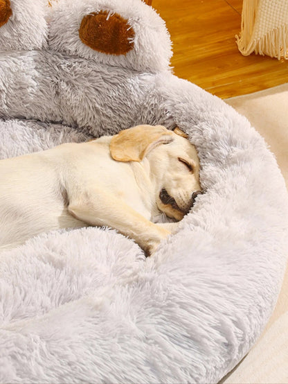 Fluffy Dog Bed Winter Plush Kennel Accessories Pet Products Large Dogs Beds Bedding Sofa Basket Small Mat Cats Big Cushion Puppy Brinira