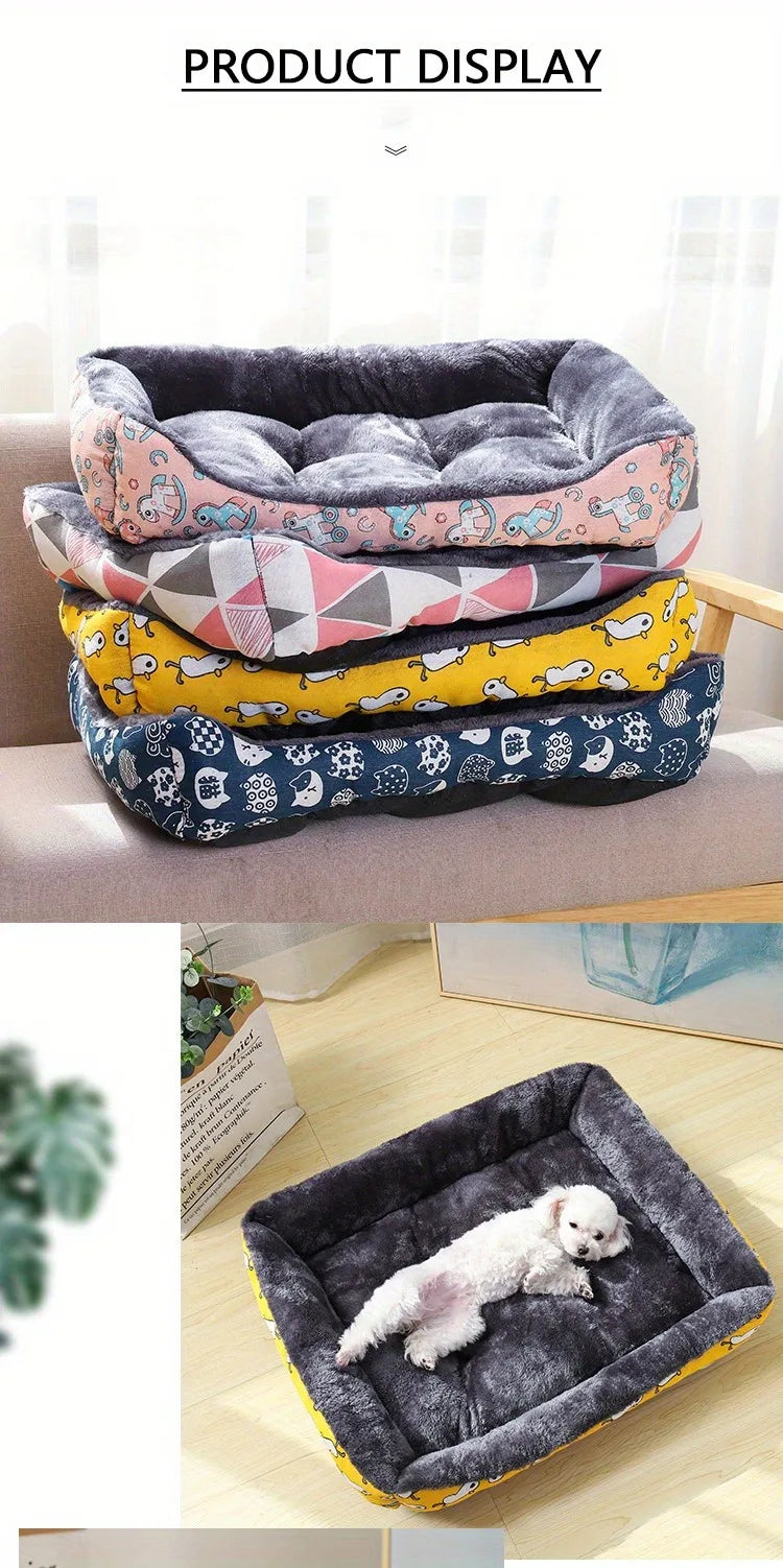 Pet Dog Bed Sofa Mats Winter Pet Products Coussin Chien Accessories Dogs Basket Supplies For Large Medium Small House Cat Bed Brinira
