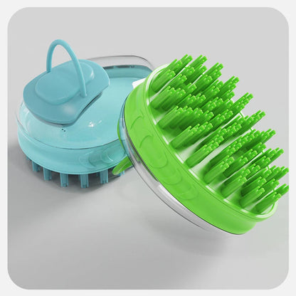 Pet Dog Cat Bath Brush 2-in-1 Pet SPA Massage Comb Soft Silicone Pet Shower Hair Grooming Cmob Dog Cleaning Tool Pet Supplies Brinira