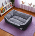 Black Dog Bed Plush Sleeping Bed for Large, Medium and Small Dogs, Non-Slip and Bite-Resistant Pet Sleeping Mat Brinira
