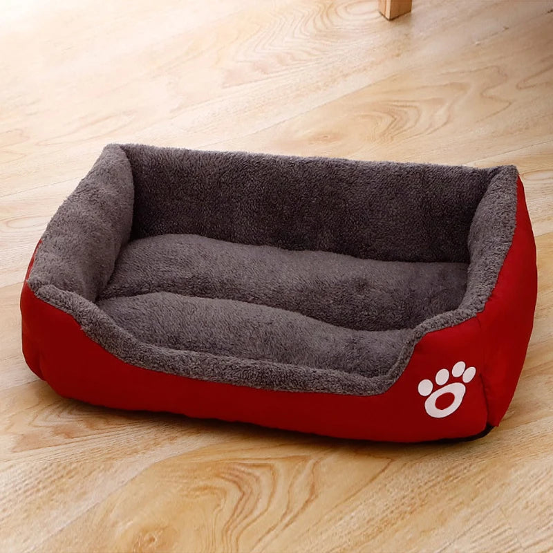 Black Dog Bed Plush Sleeping Bed for Large, Medium and Small Dogs, Non-Slip and Bite-Resistant Pet Sleeping Mat Brinira
