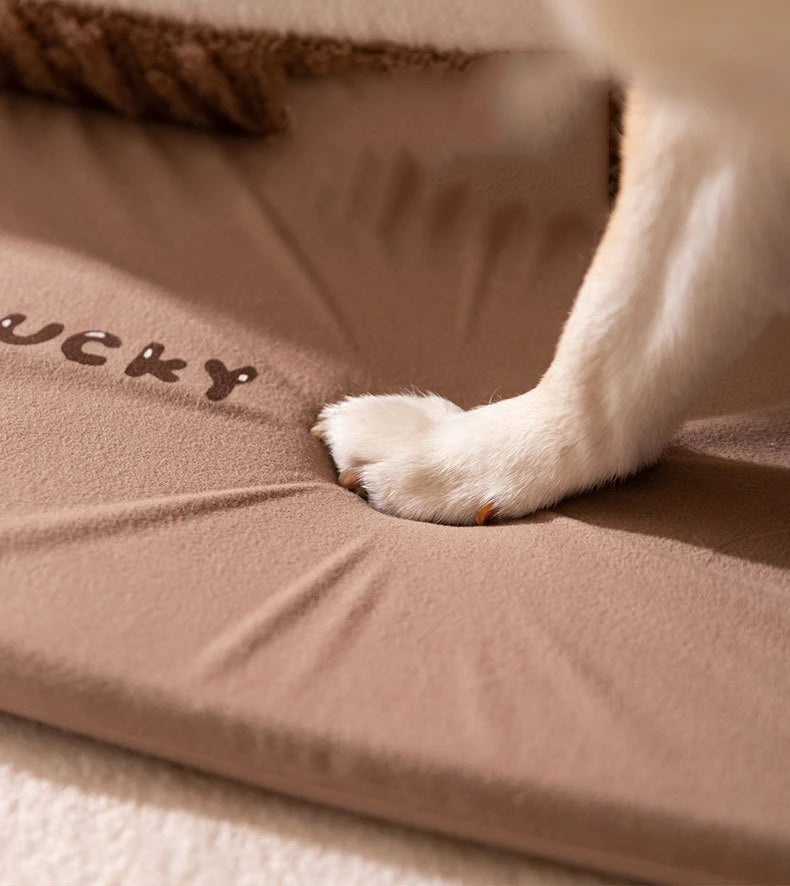 winter Dog Kennel Warm Dog House Mat Detachable Washable Dogs Bed Nest Deep Sleep Tent for Medium Large Dogs House dog Supplies Brinira