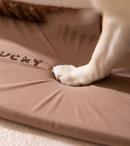winter Dog Kennel Warm Dog House Mat Detachable Washable Dogs Bed Nest Deep Sleep Tent for Medium Large Dogs House dog Supplies Brinira