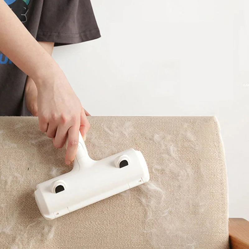 Cat Dog Hair Remover for Couch Furniture Carpet Car Seat Reusable Roller Pet Fur Removal Tool Brinira