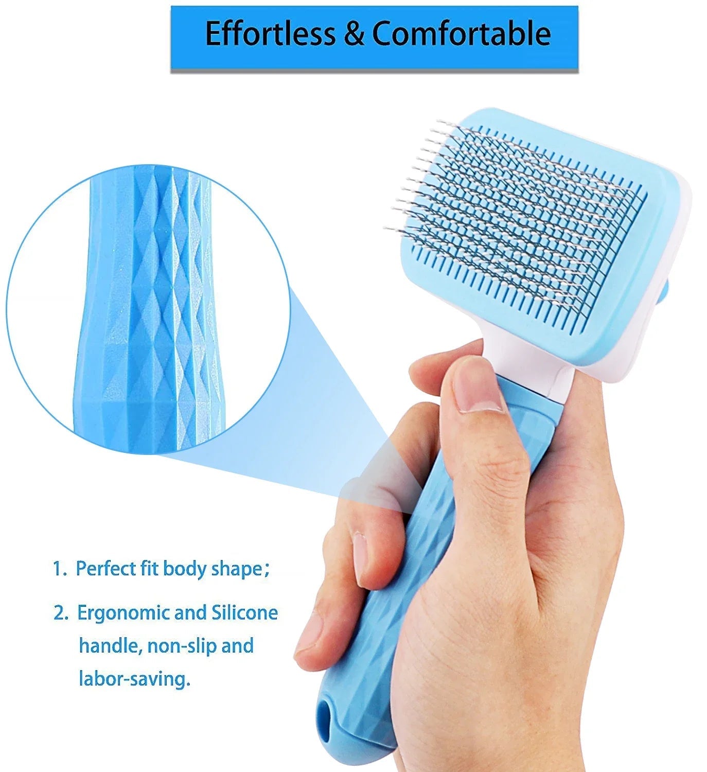 Dog Hair Remover Brush Cat Dog Hair Grooming And Care Comb For Long Hair Dog Pet Removes Hairs Cleaning Bath Brush Dog Supplies Brinira