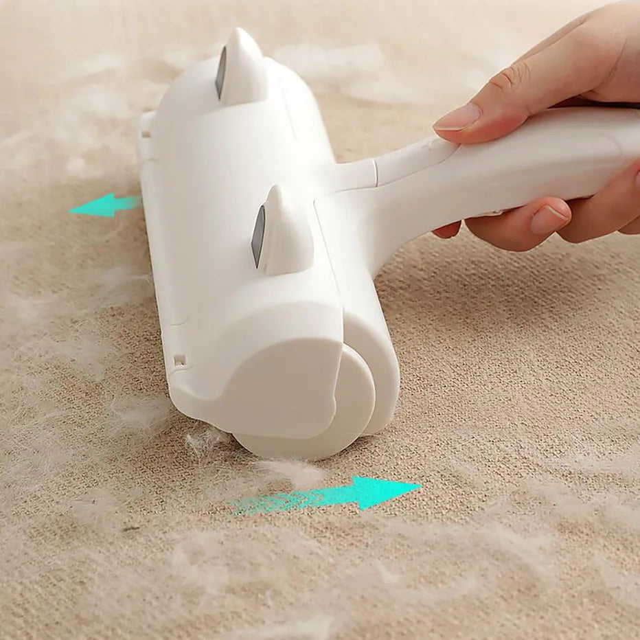 Cat Dog Hair Remover for Couch Furniture Carpet Car Seat Reusable Roller Pet Fur Removal Tool Brinira