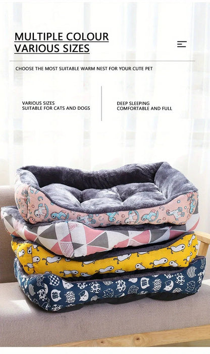 Pet Dog Bed Sofa Mats Winter Pet Products Coussin Chien Accessories Dogs Basket Supplies For Large Medium Small House Cat Bed Brinira