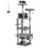 Large Cat Tree and Tower for Indoor Cats With Sisal-Covered Scratching Posts Spacious Hammock Padded Perches and Condos Cat Toys Brinira