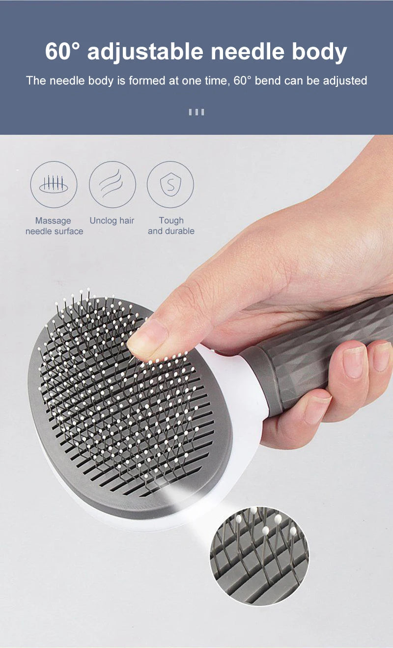 Dog Hair Remover Brush Cat Dog Hair Grooming And Care Comb For Long Hair Dog Pet Removes Hairs Cleaning Bath Brush Dog Supplies Brinira