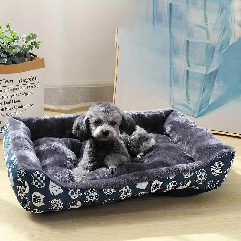 Pet Dog Bed Sofa Mats Winter Pet Products Coussin Chien Accessories Dogs Basket Supplies For Large Medium Small House Cat Bed Brinira