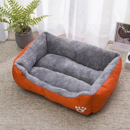Black Dog Bed Plush Sleeping Bed for Large, Medium and Small Dogs, Non-Slip and Bite-Resistant Pet Sleeping Mat Brinira