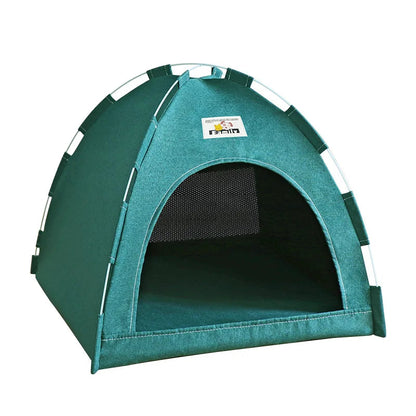 Foldable Cat House Pet Tent Four Seasons Universal Cat and Dog Pet Nest Summer Cool Mat Outdoor Portable Foldable Breathable Brinira