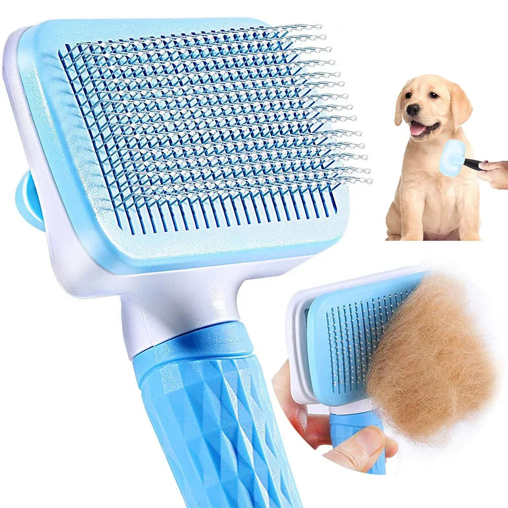 Dog Hair Remover Brush Cat Dog Hair Grooming And Care Comb For Long Hair Dog Pet Removes Hairs Cleaning Bath Brush Dog Supplies Brinira