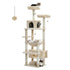 Large Cat Tree and Tower for Indoor Cats With Sisal-Covered Scratching Posts Spacious Hammock Padded Perches and Condos Cat Toys Brinira