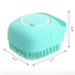 Pet Dog Cat Bath Brush 2-in-1 Pet SPA Massage Comb Soft Silicone Pet Shower Hair Grooming Cmob Dog Cleaning Tool Pet Supplies Brinira
