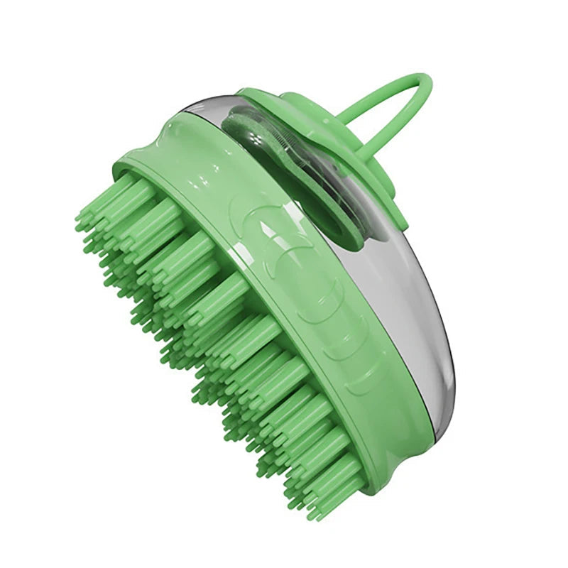 Pet Dog Cat Bath Brush 2-in-1 Pet SPA Massage Comb Soft Silicone Pet Shower Hair Grooming Cmob Dog Cleaning Tool Pet Supplies Brinira