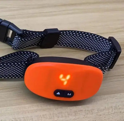 Anti bark dog collar Electric shock Vibration sound with LED for small large dogs no barking training collar dog accessories Brinira
