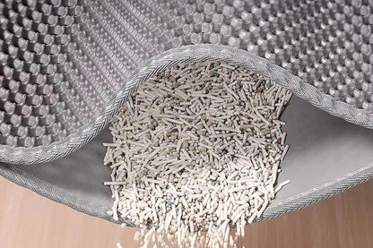 Extra Large Cat Litter Mat Heavy Duty Waterproof 2 Layer Non Slip Washable Pet Floor Protector Litter Box Sand Stopper Brinira