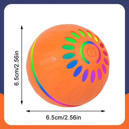Smart Dog Toy Ball Automatic Interactive Pet Electronic Rolling USB Rechargeable Moving Bouncing for Puppy to Large dog Chew Toy Brinira
