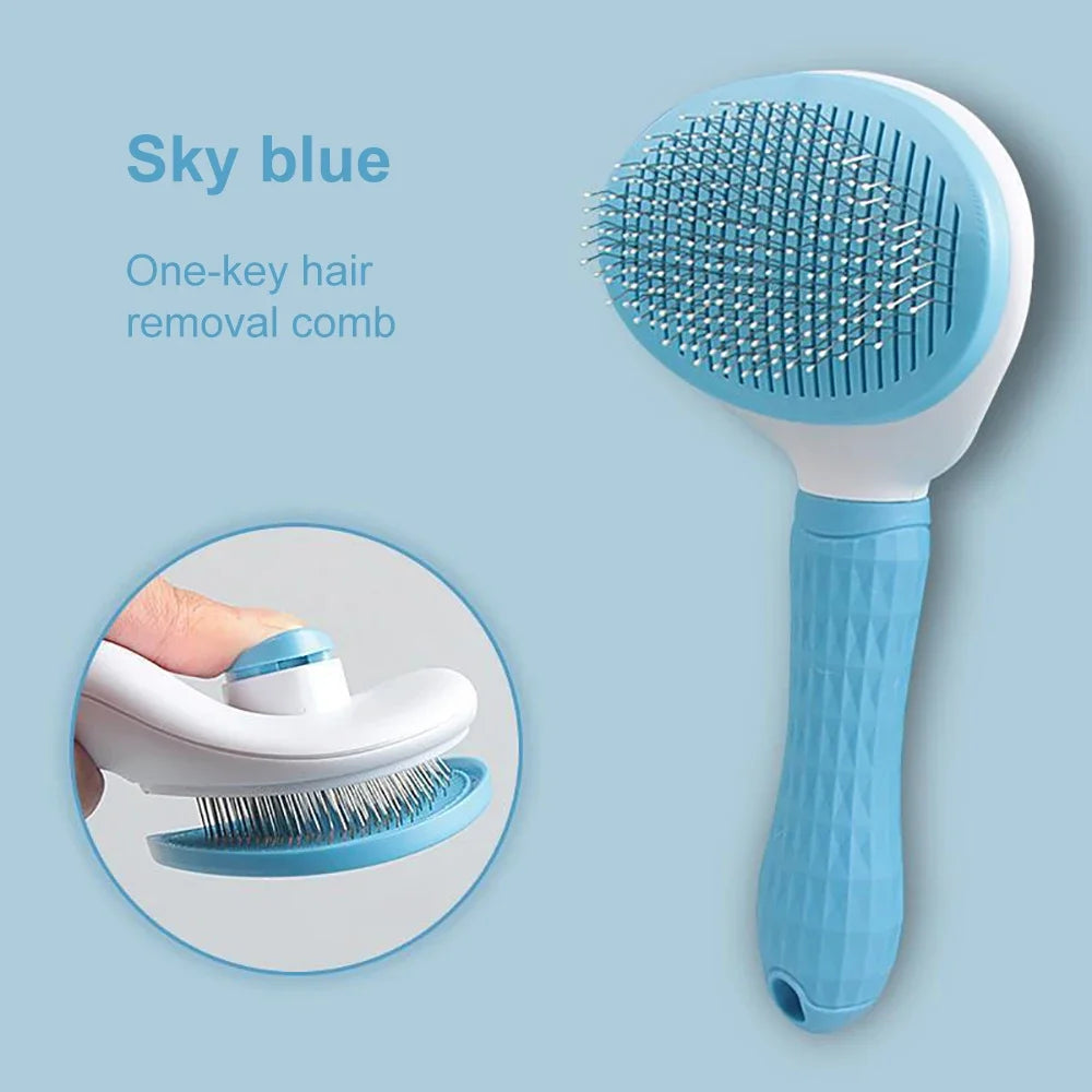 Dog Hair Remover Brush Cat Dog Hair Grooming And Care Comb For Long Hair Dog Pet Removes Hairs Cleaning Bath Brush Dog Supplies Brinira