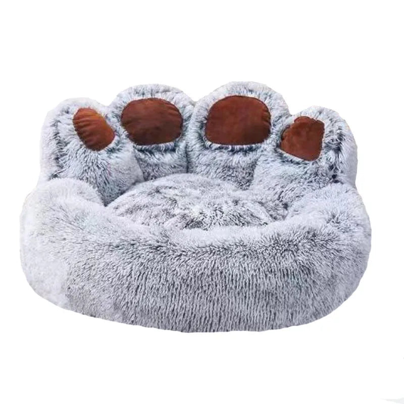 Fluffy Dog Bed Winter Plush Kennel Accessories Pet Products Large Dogs Beds Bedding Sofa Basket Small Mat Cats Big Cushion Puppy Brinira