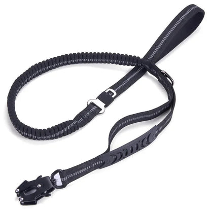 Reflective Shock Absorbing Pet Leashes with Car Seatbelt for Large Dogs Heavy Duty Tactical Bungee Dog Leash No Pull Dog Leash Brinira