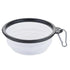 Portable Pet Food Bowl  Durable TPR Bowl  Cat and Dog Food Pet Silicone Collapsible Bowl Portable Travel Outdoor Water Food Bowl Brinira