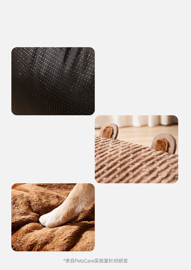 winter Dog Kennel Warm Dog House Mat Detachable Washable Dogs Bed Nest Deep Sleep Tent for Medium Large Dogs House dog Supplies Brinira