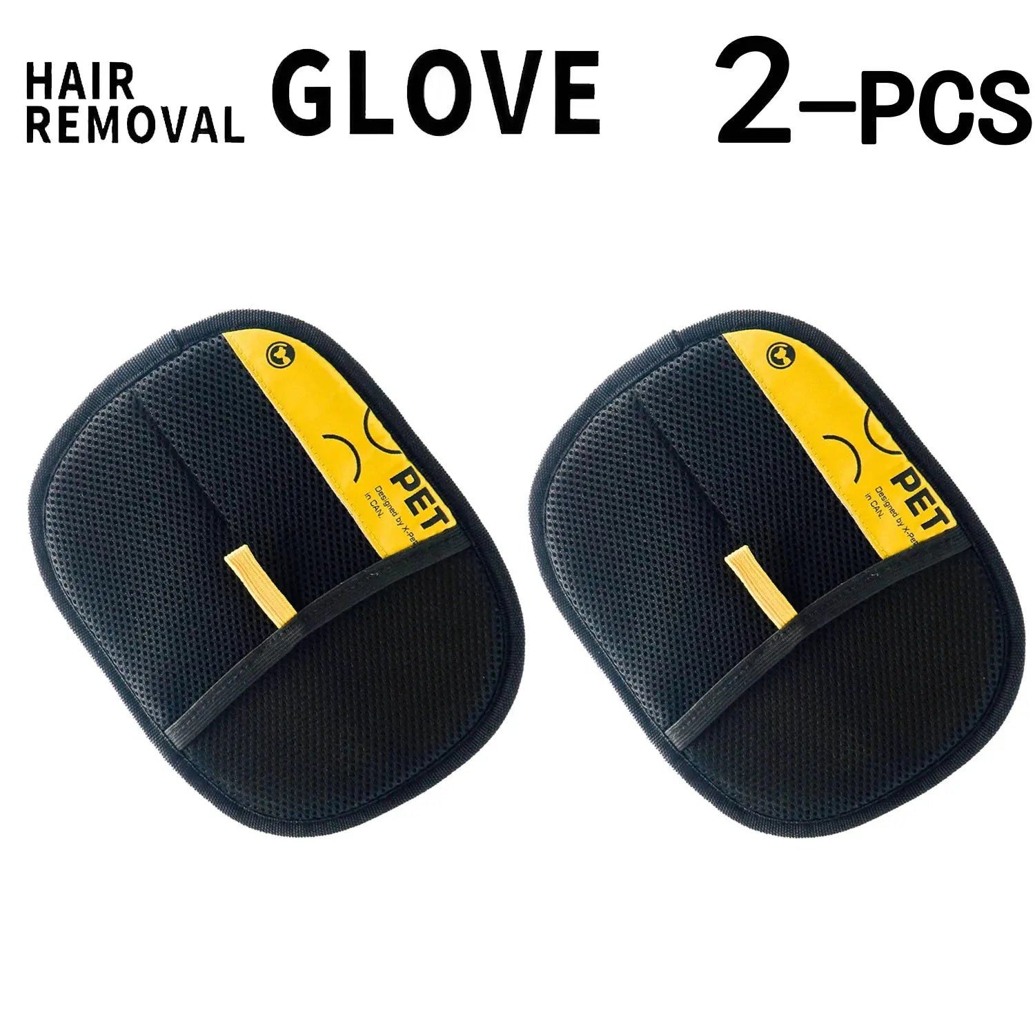 Pet Hair Remover Gloves Electrostatic for Cats Dogs, Reusable Washable Grooming Glove with 2-in-1 Lint Roller Brush - Safe Non-T Brinira
