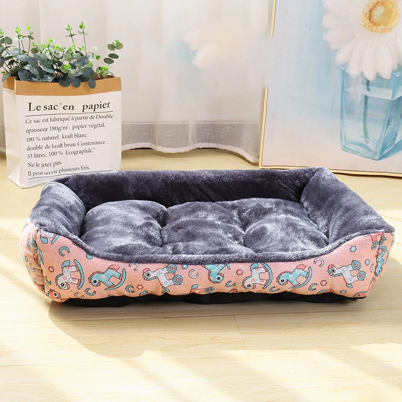 Pet Dog Bed Sofa Mats Winter Pet Products Coussin Chien Accessories Dogs Basket Supplies For Large Medium Small House Cat Bed Brinira