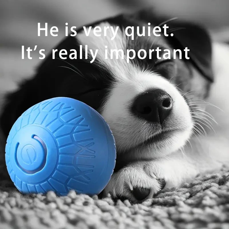 Smart Dog Toy Ball Automatic Interactive Pet Electronic Rolling USB Rechargeable Moving Bouncing for Puppy to Large dog Chew Toy Brinira