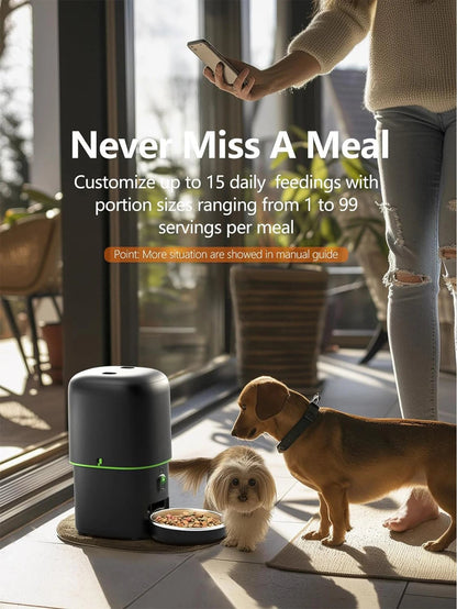 Automatic Cat Feeder Camera Pet Smart Cat Food Kibble Dispenser 2.4G/5GWiFi Tuya APP Control Auto Feeder For Cat Dog Accessories Brinira