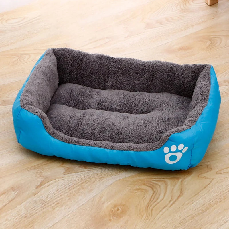 Black Dog Bed Plush Sleeping Bed for Large, Medium and Small Dogs, Non-Slip and Bite-Resistant Pet Sleeping Mat Brinira