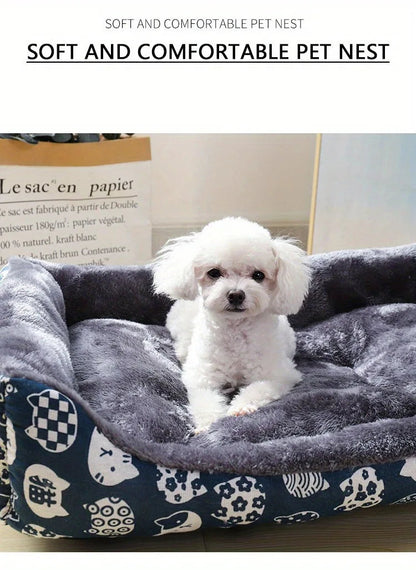 Pet Dog Bed Sofa Mats Winter Pet Products Coussin Chien Accessories Dogs Basket Supplies For Large Medium Small House Cat Bed Brinira