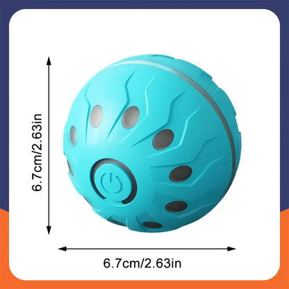 Smart Dog Toy Ball Automatic Interactive Pet Electronic Rolling USB Rechargeable Moving Bouncing for Puppy to Large dog Chew Toy Brinira