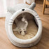 Deep Sleep Cat Bed Cartoon Pet Bed Foldable Removable Washable Pet Sleeping Bed for Small Dog Mat Bag Cave Cats Bed Brinira