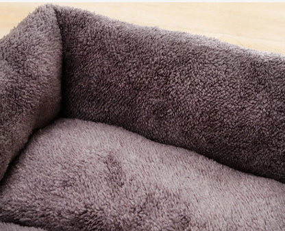 Black Dog Bed Plush Sleeping Bed for Large, Medium and Small Dogs, Non-Slip and Bite-Resistant Pet Sleeping Mat Brinira