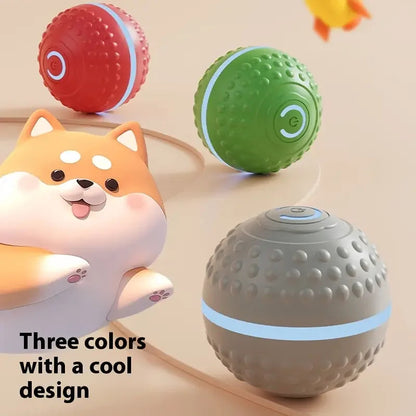 Smart Dog Toy Ball Automatic Interactive Pet Electronic Rolling USB Rechargeable Moving Bouncing for Puppy to Large dog Chew Toy Brinira