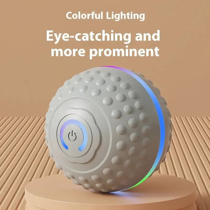 Smart Dog Toy Ball Automatic Interactive Pet Electronic Rolling USB Rechargeable Moving Bouncing for Puppy to Large dog Chew Toy Brinira